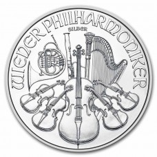 2024 1 oz €1.5 EUR Austrian Silver Philharmonic Coin BU