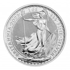 2023 1 oz £2 GBP UK Silver Britannia King Charles III Coronation Coin BU ( PRE-SALE)