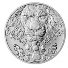 2023 1 oz $2 NZD Niue Silver Czech Lion Coin BU 