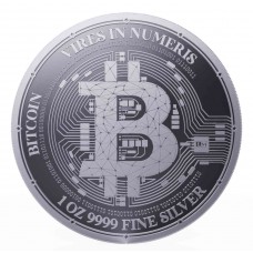 2023 1oz Niue $2 NZD Bitcoin Silver Coin BU (In Capsule) 