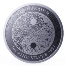 2023 1 oz $2 NZD Niue Silver Equilibrium Coin BU In Capsule