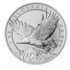 2023 1 oz $2 NZD Niue Silver Slovak Eagle Coin BU in Capsule