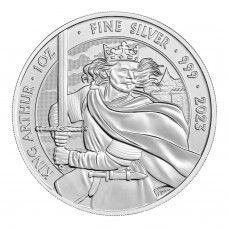 2023 1 oz £2 GBP UK Silver Great Britain Myths and Legends King Arthur Coin BU