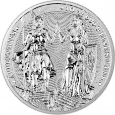 2023 10 oz 50 Mark Allegories Galia Germania Silver BU Coin 