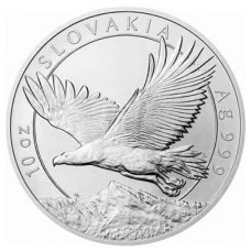2023 10 oz $25 NZD Niue Silver Slovak Eagle Coin BU in Capsule 