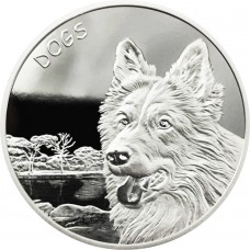 2023 1oz $0.50 Fiji Dogs Premium Bullion Silver Coin (In Capsule) - PRE-SALE