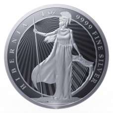 2023 1oz $2 NZD Niue Hibernia Silver Coin BU (In Capsule) 
