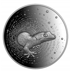 2023 2 oz Cameroon 2000 Francs CFA Silver Herpeton Gecko Proof Coin