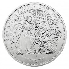 2022 2 oz £2 GBP St Helena Una and the Lion Silver Coin BU (PRE-SALE)