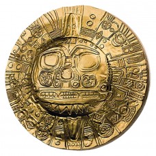 2023 500g $25 USD Palau Inca Sun God Gold-gilded High Relief Silver Coin (with Gift Box and COA) (PRE-SALE)