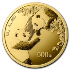 2023 30 Gram 500 Yuan China Gold Panda Coin BU