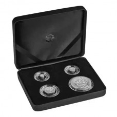 2023 Britannia King Charles III Reverse Frosted Proof Silver Fractional Set