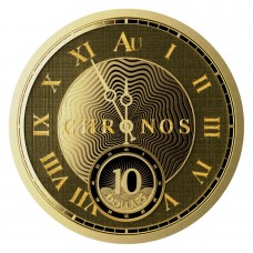 2024 1/10 oz $10 NZD Tokelau Chronos Proof Gold Coin (In square capsule) (PRE-SALE)