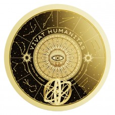 2024 1/10 oz $10 NZD Tokelau Vivat Humanitas Proof Gold Coin (In square capsule) (PRE-SALE)