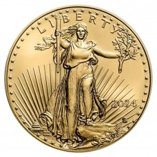 2024 1/4 oz $10 USD American Gold Eagle Coin BU