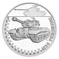 2024 1 oz $1 Niue Armored Vehicles M26 Pershing Proof Silver Coin (PRE-SALE)
