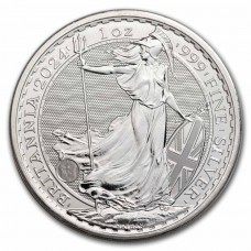 2024 1 oz £2 GBP UK Silver Britannia Coin BU 