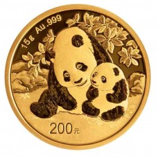 2024 15g ¥200 Yuan Chinese Gold Panda Coin BU Coin