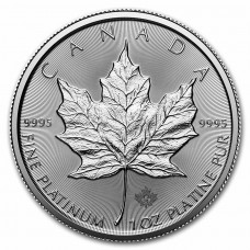 2024 1 oz $50 CAD Canadian Platinum Maple Leaf Coin BU (PRE-SALE)