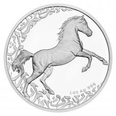 2024 1 oz $2 NZD Niue Treasures of the Gulf – The Horse Proof Silver Coin (In capsule) (PRE-SALE)