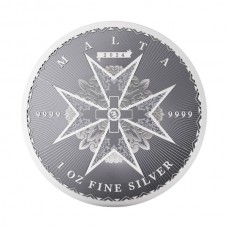 2024 1 oz €5 Malta Maltese Cross Silver Coin BU (PRE-SALE)