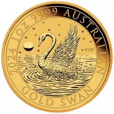 2024 1 oz $100 AUD Australian Swan Gold Coin BU (In capsule) (PRE-SALE)
