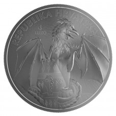 2024 1 oz €4 EUR Croatia Trsat Dragon Silver Coin BU (with Gift Box and COA) (PRE-SALE)
