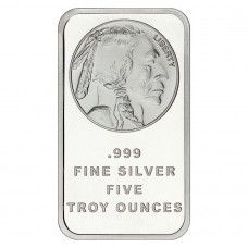 5 oz Buffalo 999 Fine Silver Bar (PRE-SALE)