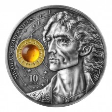 2023 2 oz Malta Copernicus 10 Euro Silver BU Coin (PRE-SALE)
