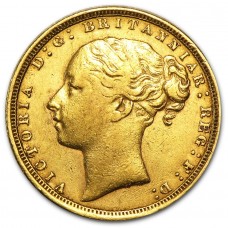 British Gold Sovereign Queen Victoria Young Head Coin (Random Year)