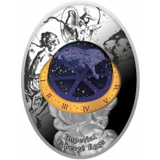 2020 $1 NZD Blue Tsarevich Constellation Faberge Eggs Series Coin