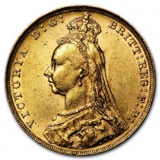 British Gold Sovereign Queen Victoria Jubilee Coin (Random Year)