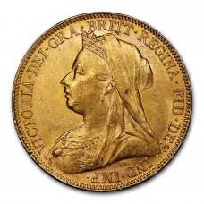 British Gold Sovereign Queen Victoria Old Head (Random Year)