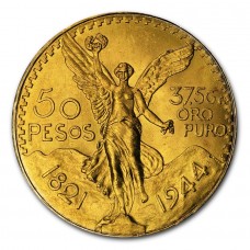 Mexican $50 Pesos Gold Coin (Random year)