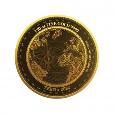 2022 1/10 oz $10 NZD Tokelau Terra Proof-Like Gold Coin (In Capsule)